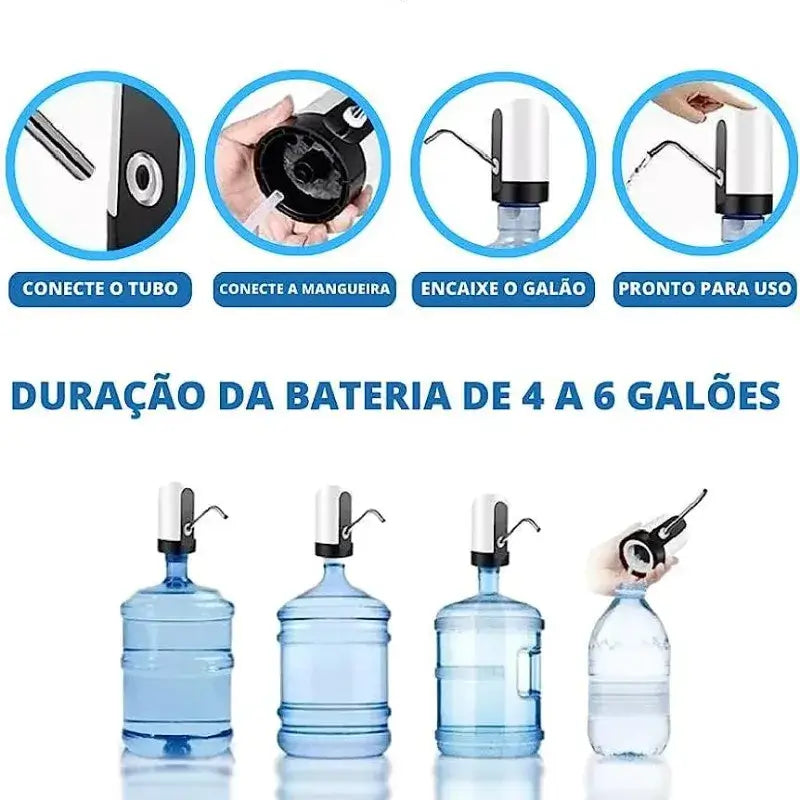 Bomba D'Água Elétrica Para Galão