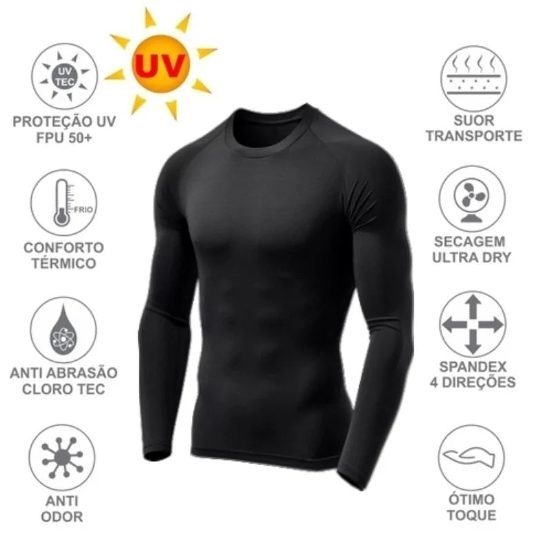 Camiseta Térmica com Proteção Solar UV 50+